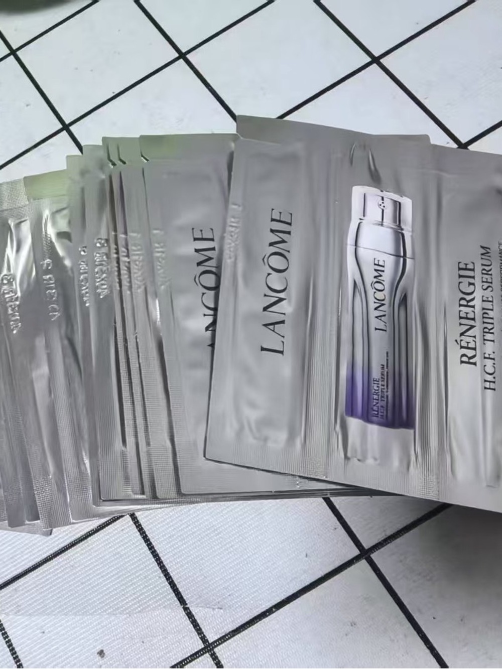 Lancome Silver & Purple Rénergie H.C.F. Triple Serum Sample Pack